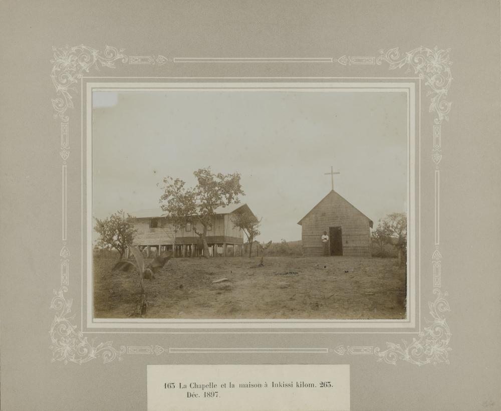 Aanleg spoorweg in Congo
