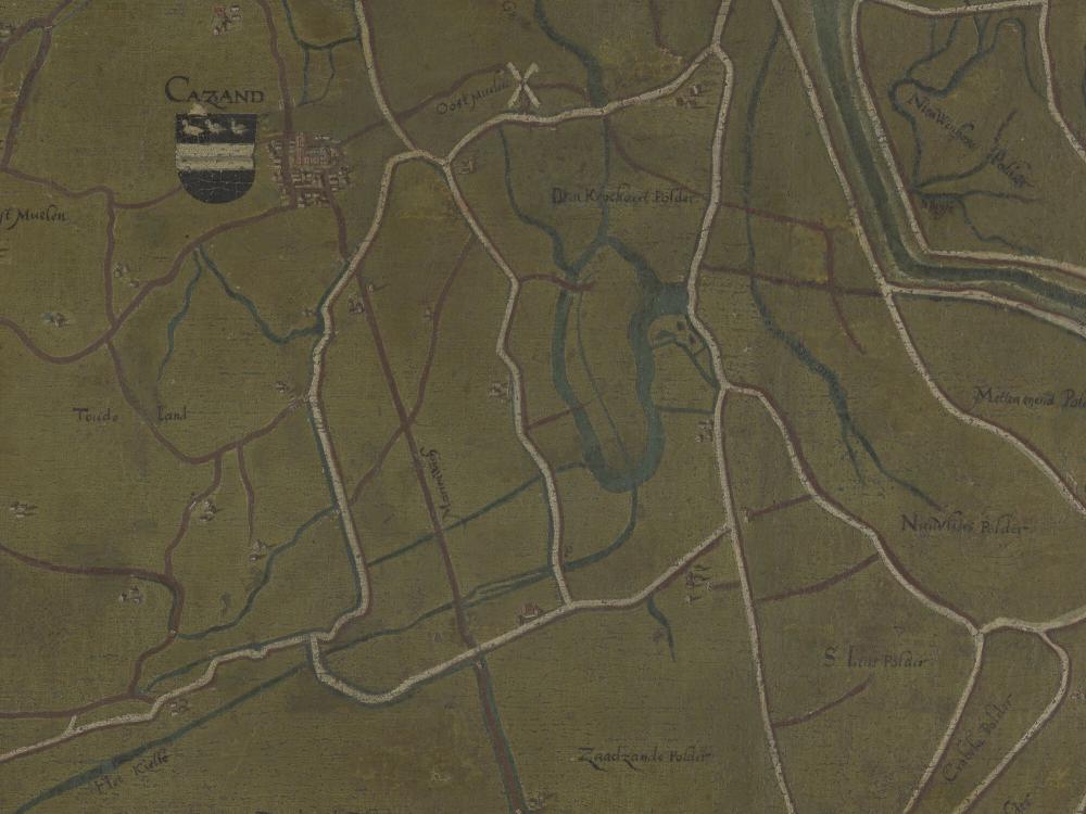 Kaart van het Brugse Vrije