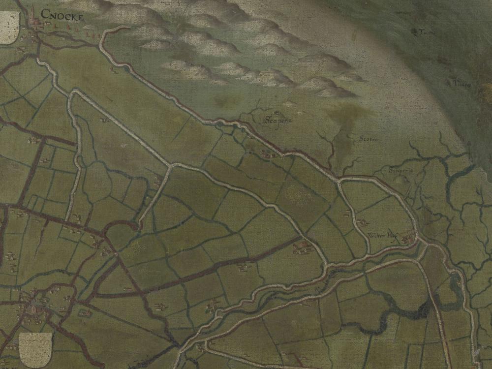 Kaart van het Brugse Vrije