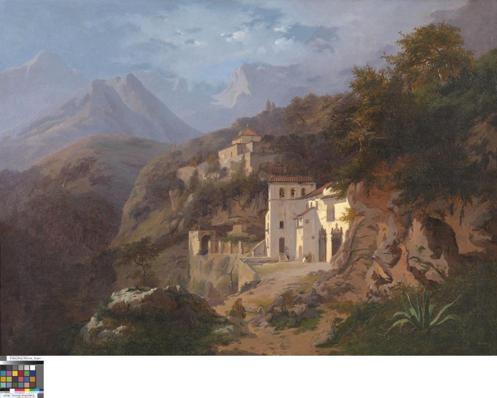 Het kapucijnenklooster in Cava (Salerno)