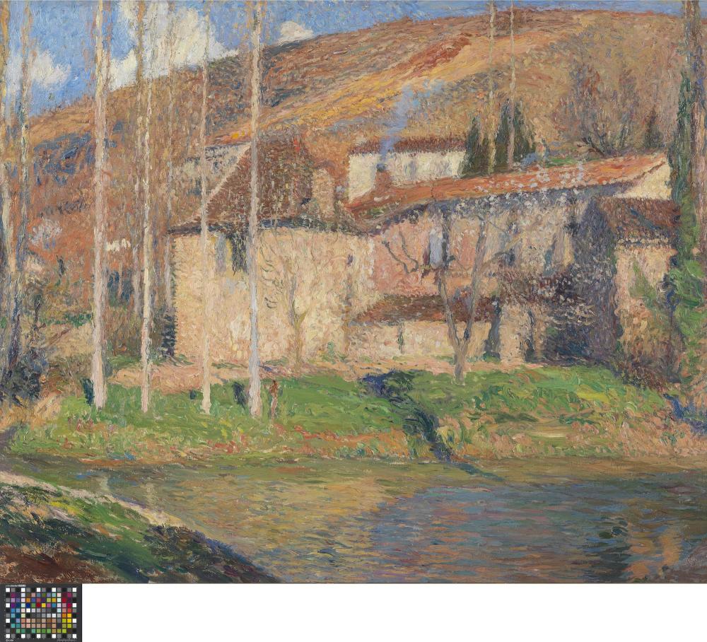Gezicht op Labastide-du-Vert (Midi-Pyrénées)