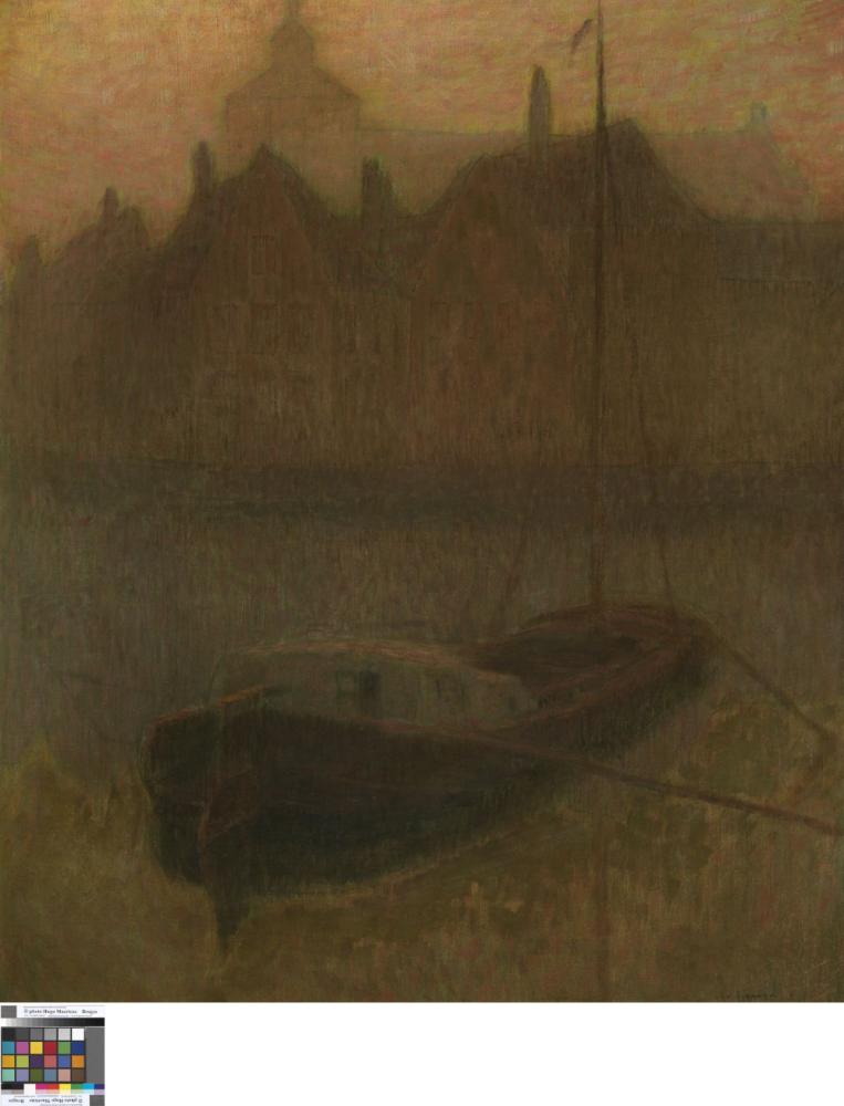 Barque sur le Canal (matin) (Boot op het Kanaal (‘s morgens))