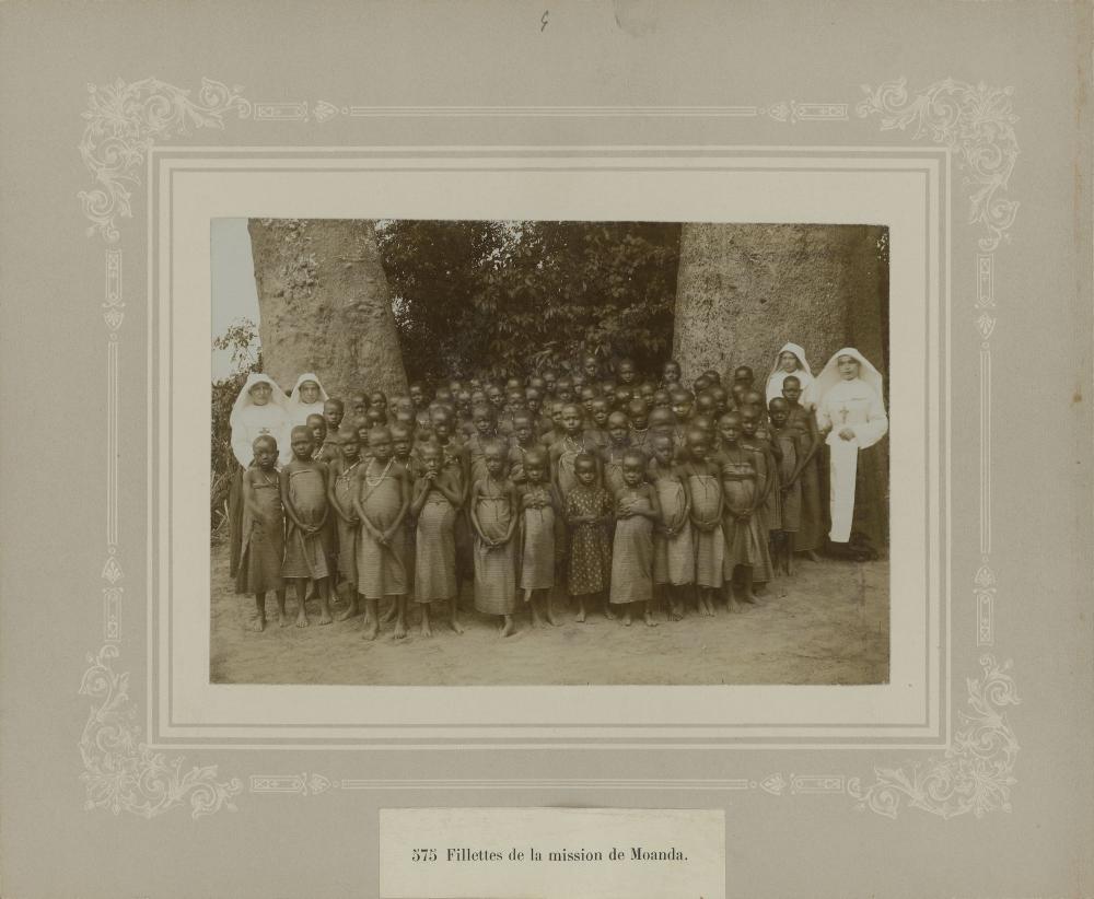 Aanleg spoorweg in Congo