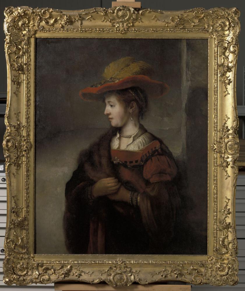 Saskia van Uylenburgh  vrouw van de schilder Rembrandt