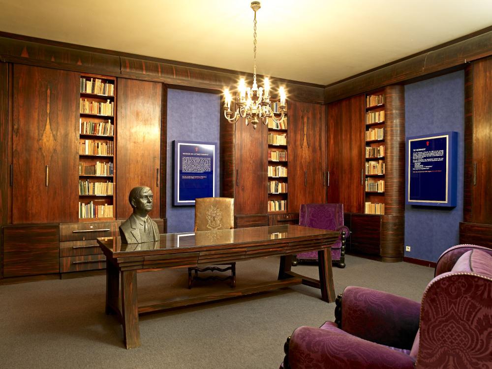Het kabinet van Maurice Maeterlinck.
