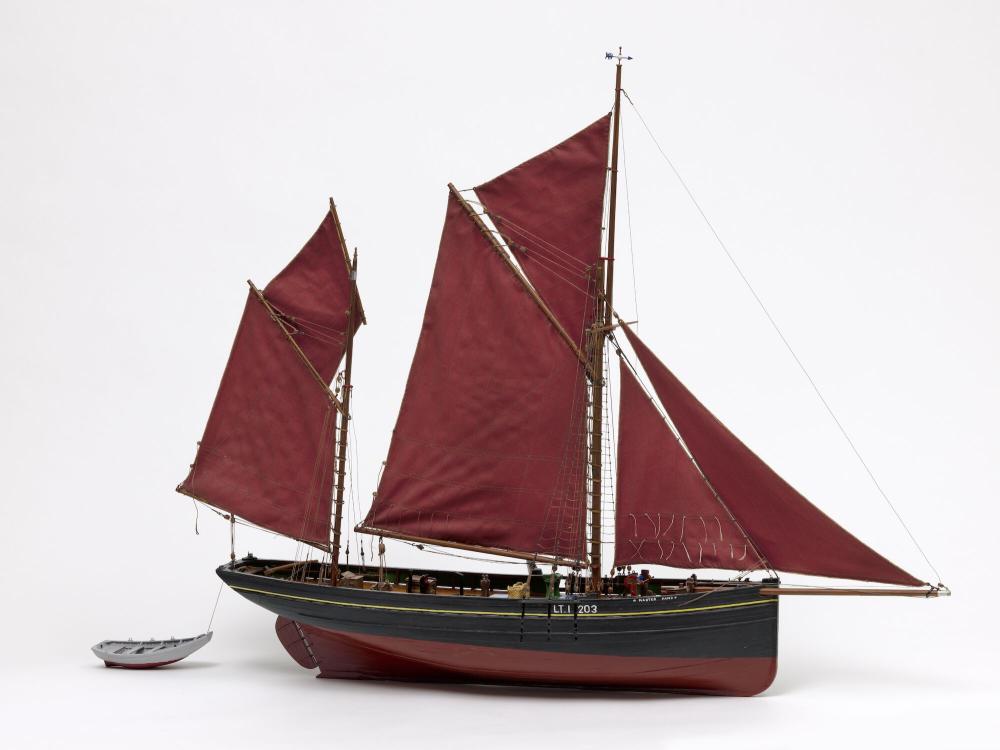 Scheepsmodel smack LT 1203