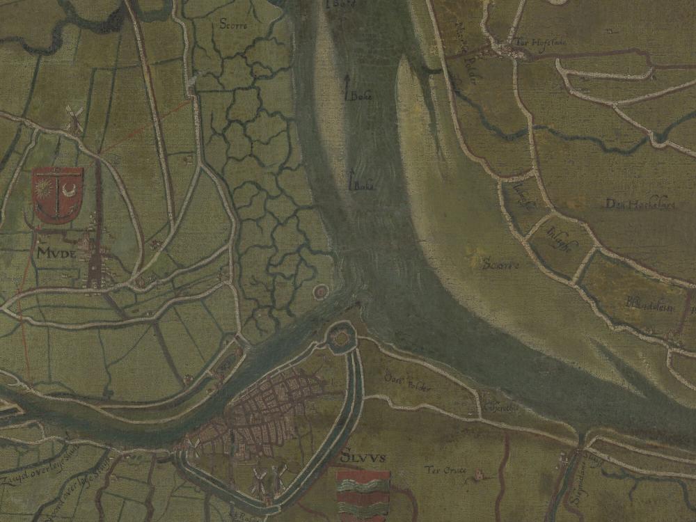Kaart van het Brugse Vrije
