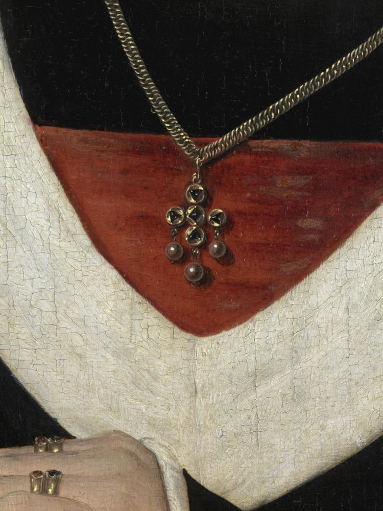 Portret van een jonge vrouw Sibylla Sambetha