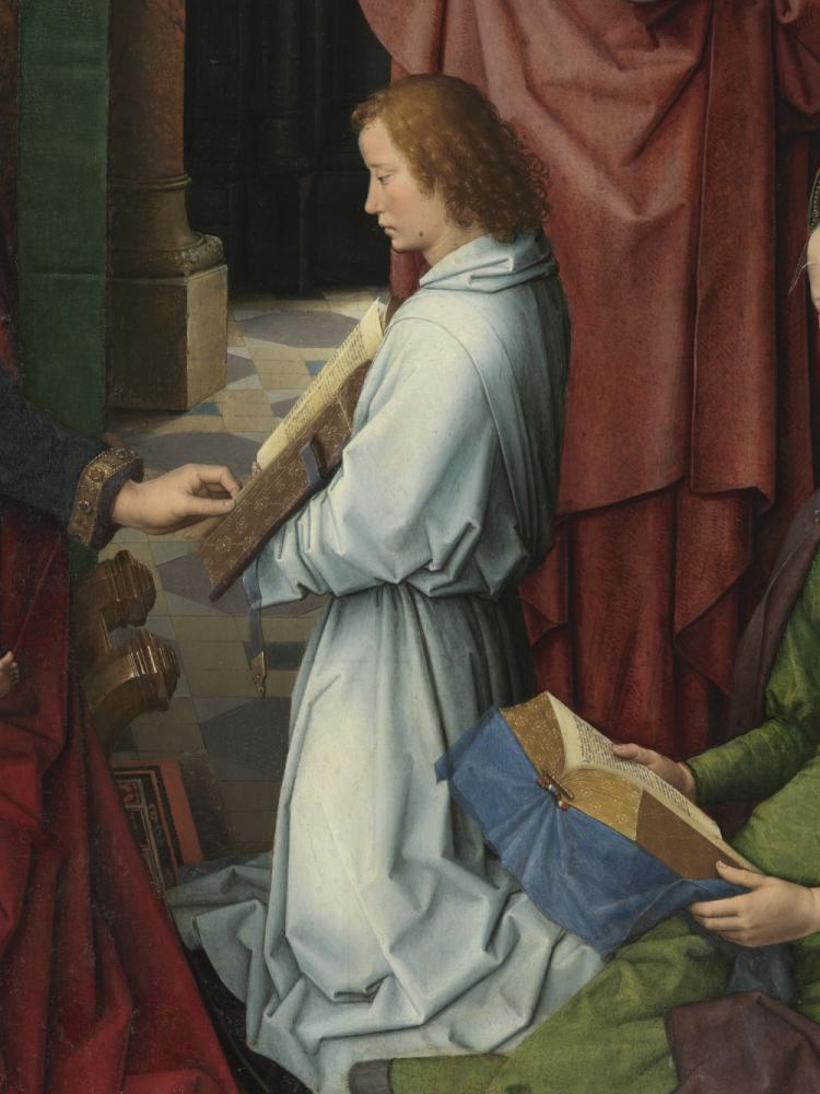 Triptiek van Johannes de Doper en Johannes de Evangelist.