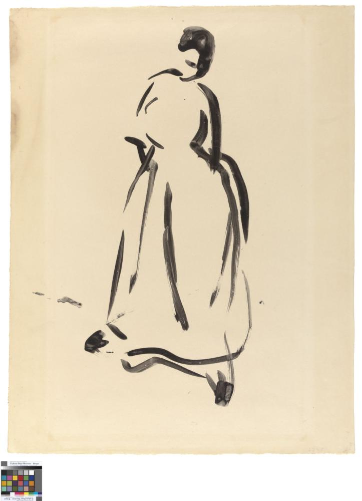 Silhouet van een vrouw