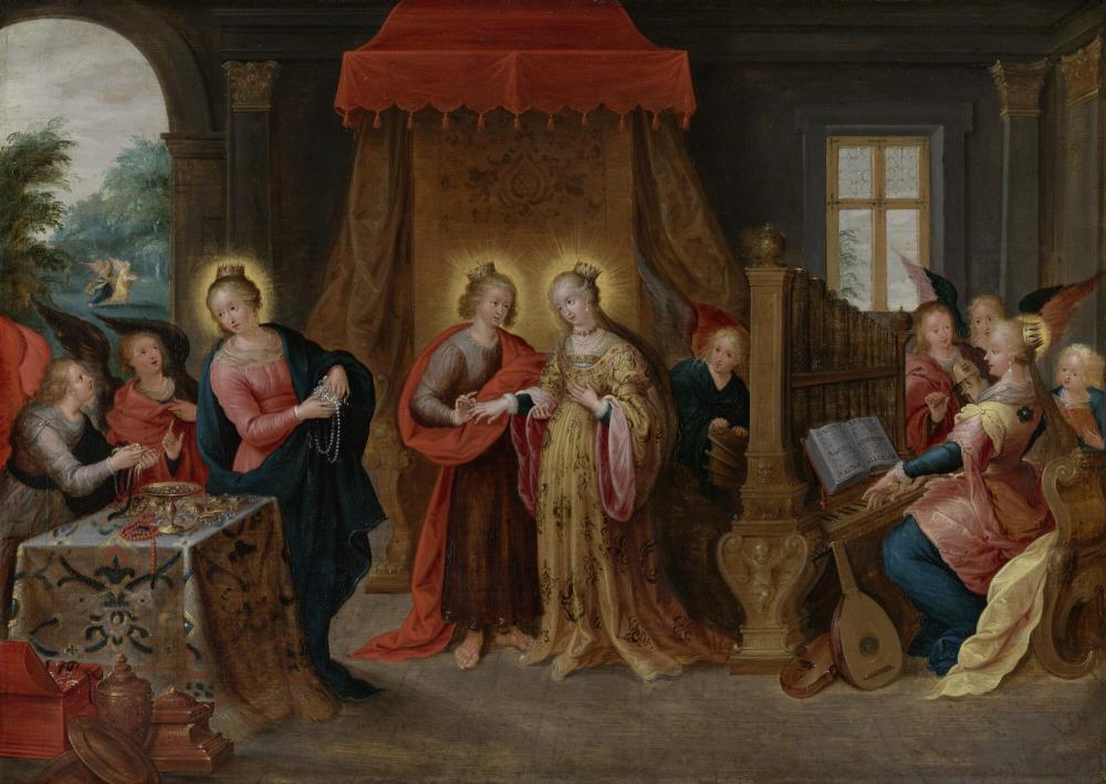 Mystiek huwelijk van de heilige Agnes