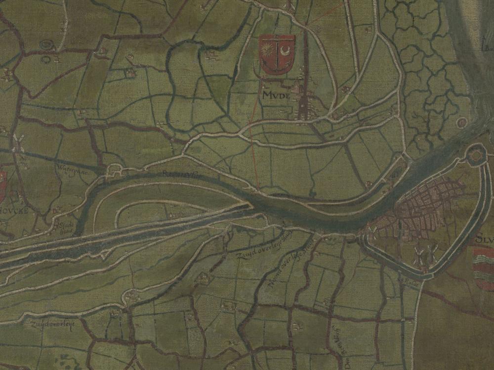 Kaart van het Brugse Vrije