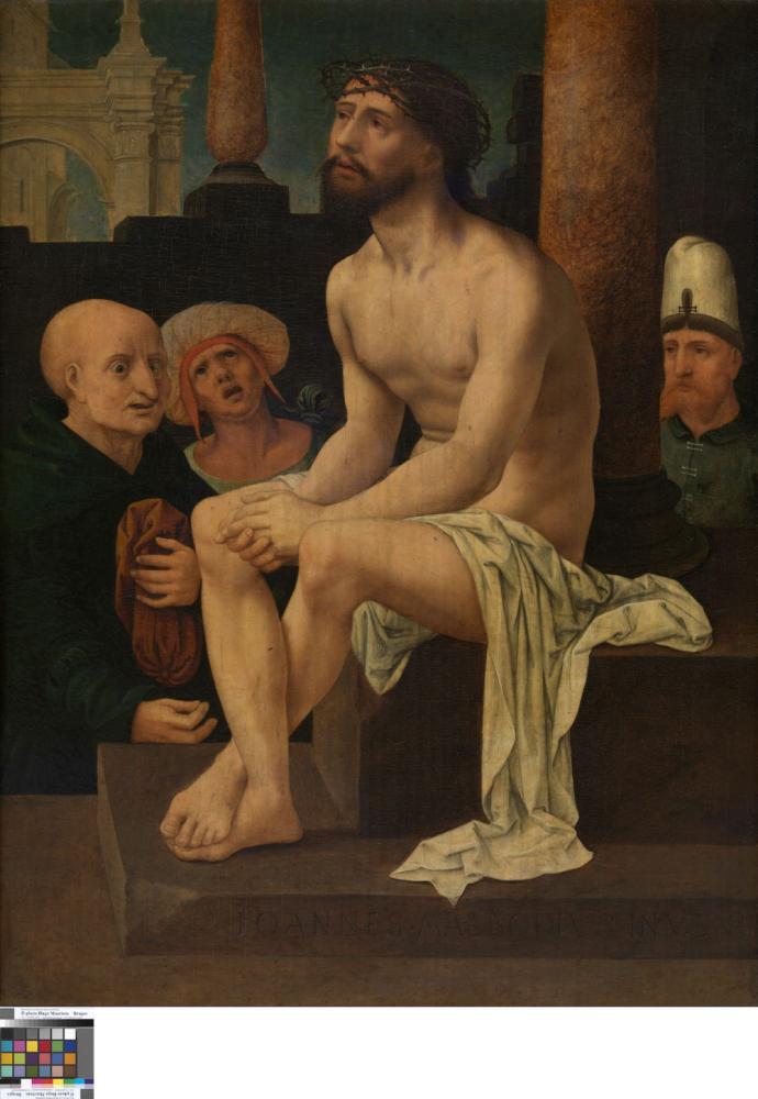 Christus op de koude steen