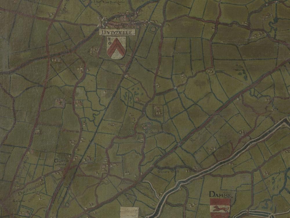 Kaart van het Brugse Vrije