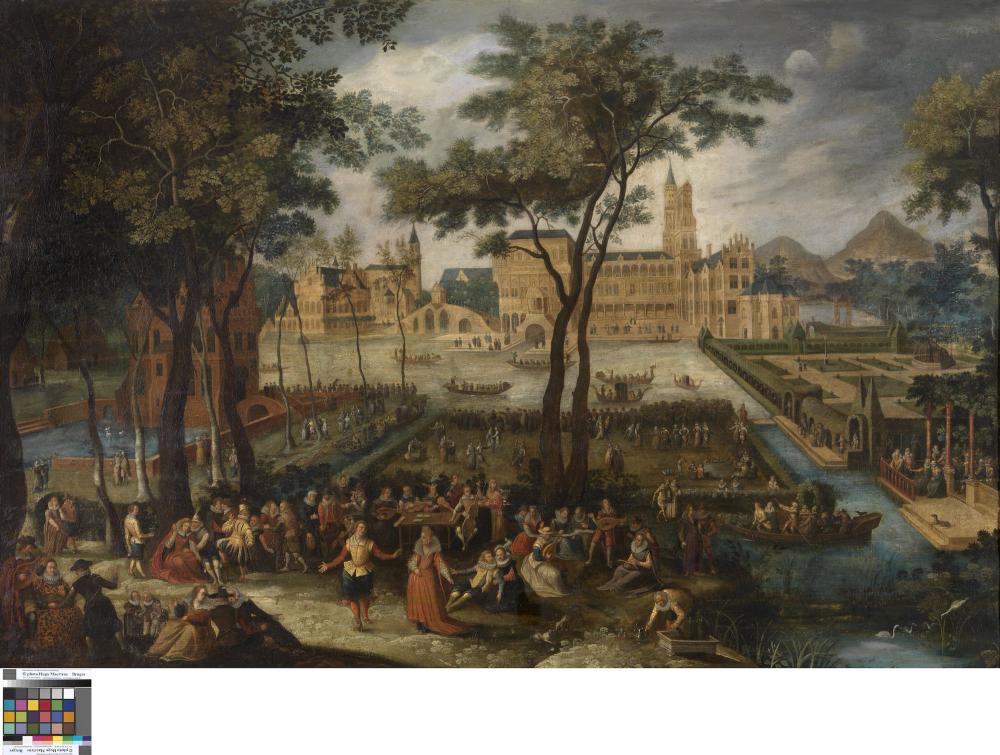 Feest in een warande