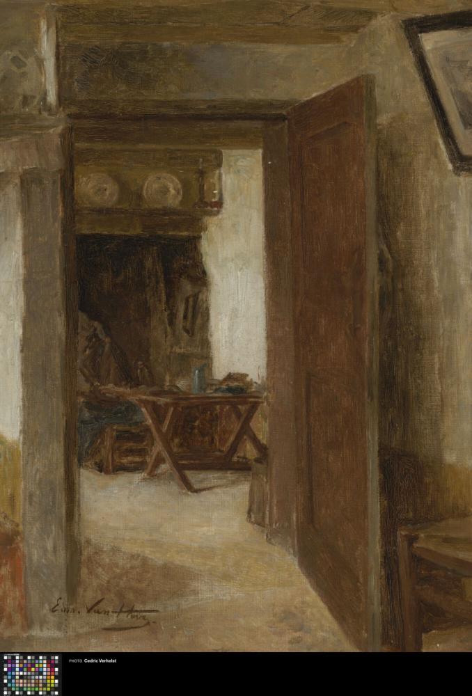 Interieur met man