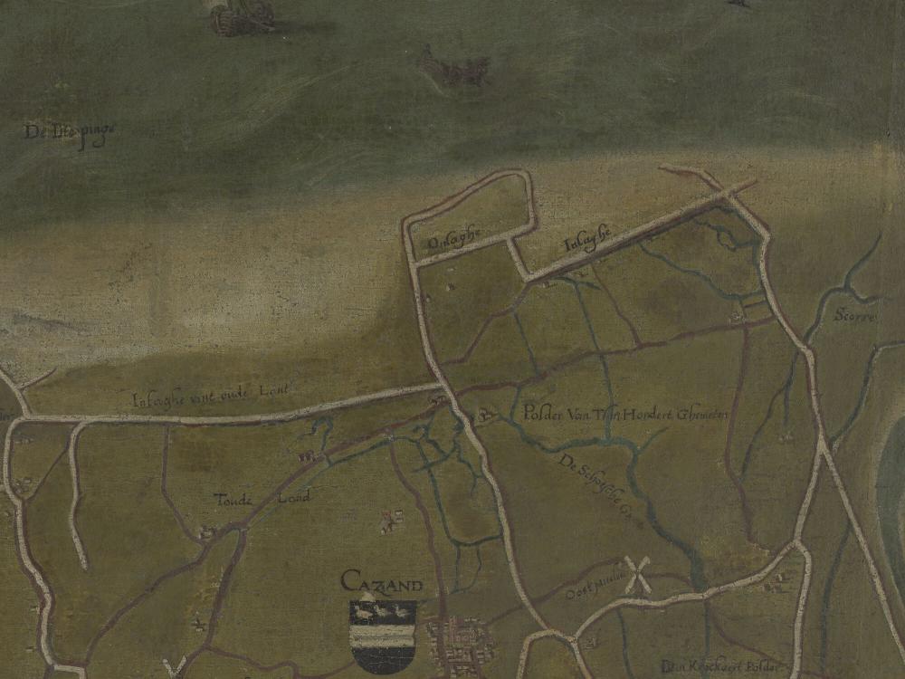 Kaart van het Brugse Vrije