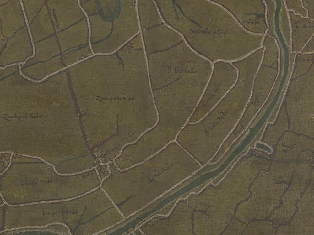 Kaart van het Brugse Vrije