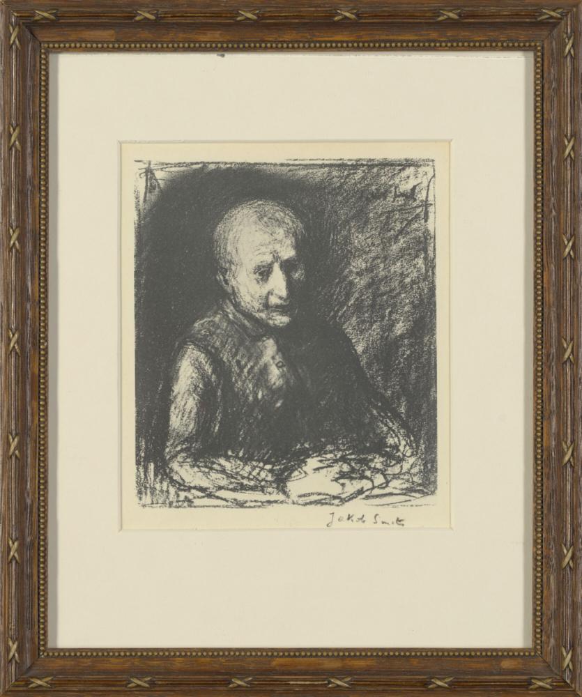 Portret van een grijsaard