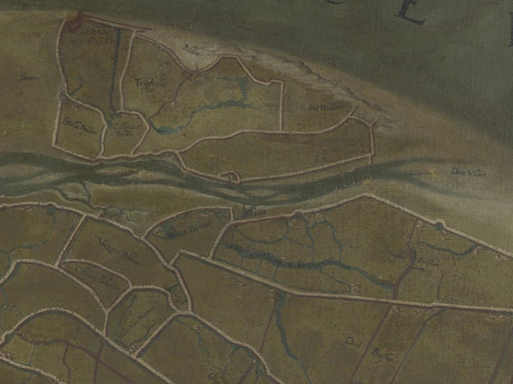 Kaart van het Brugse Vrije