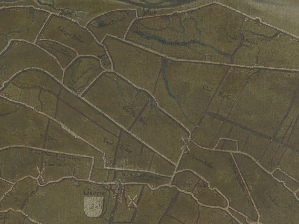 Kaart van het Brugse Vrije