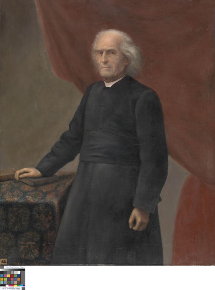 Portret van pastoor L. van Haecke
