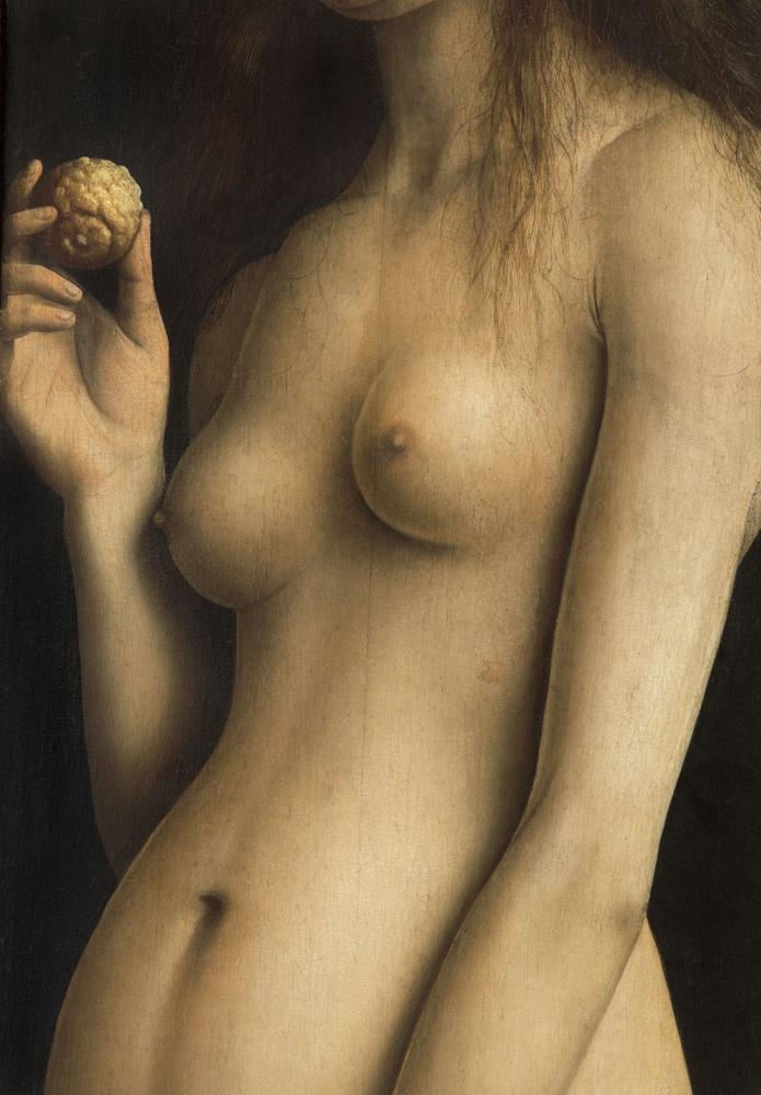 het Lam Gods: detail van Paneel Eva