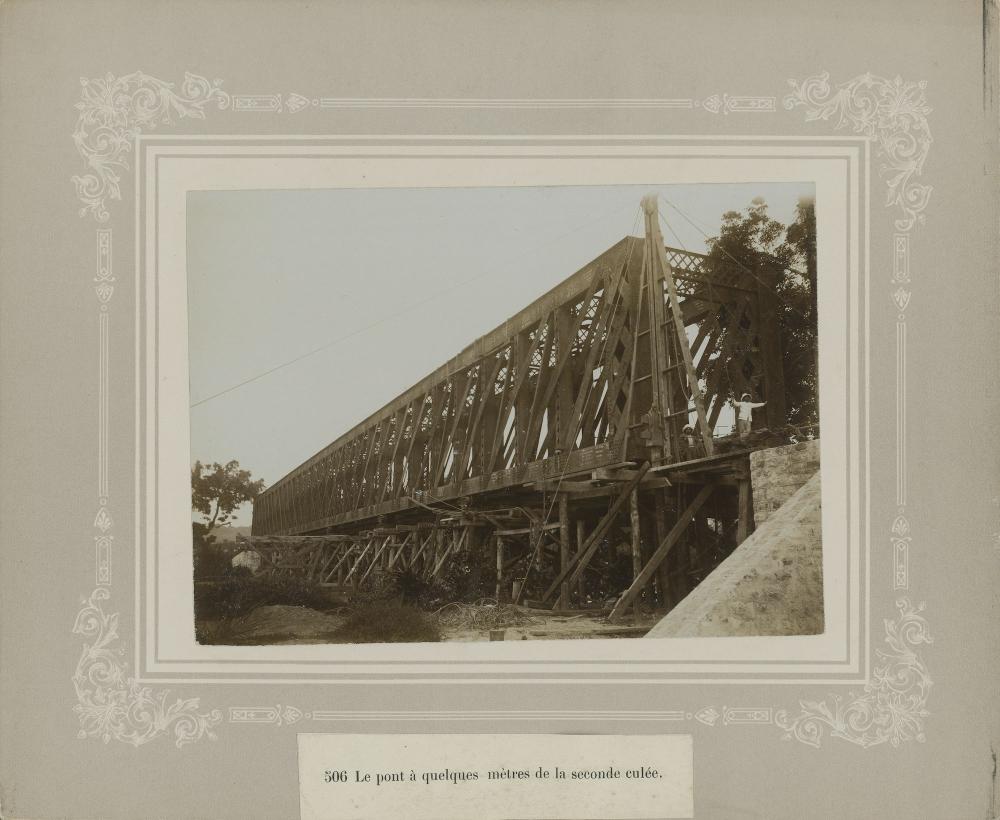Aanleg spoorweg in Congo