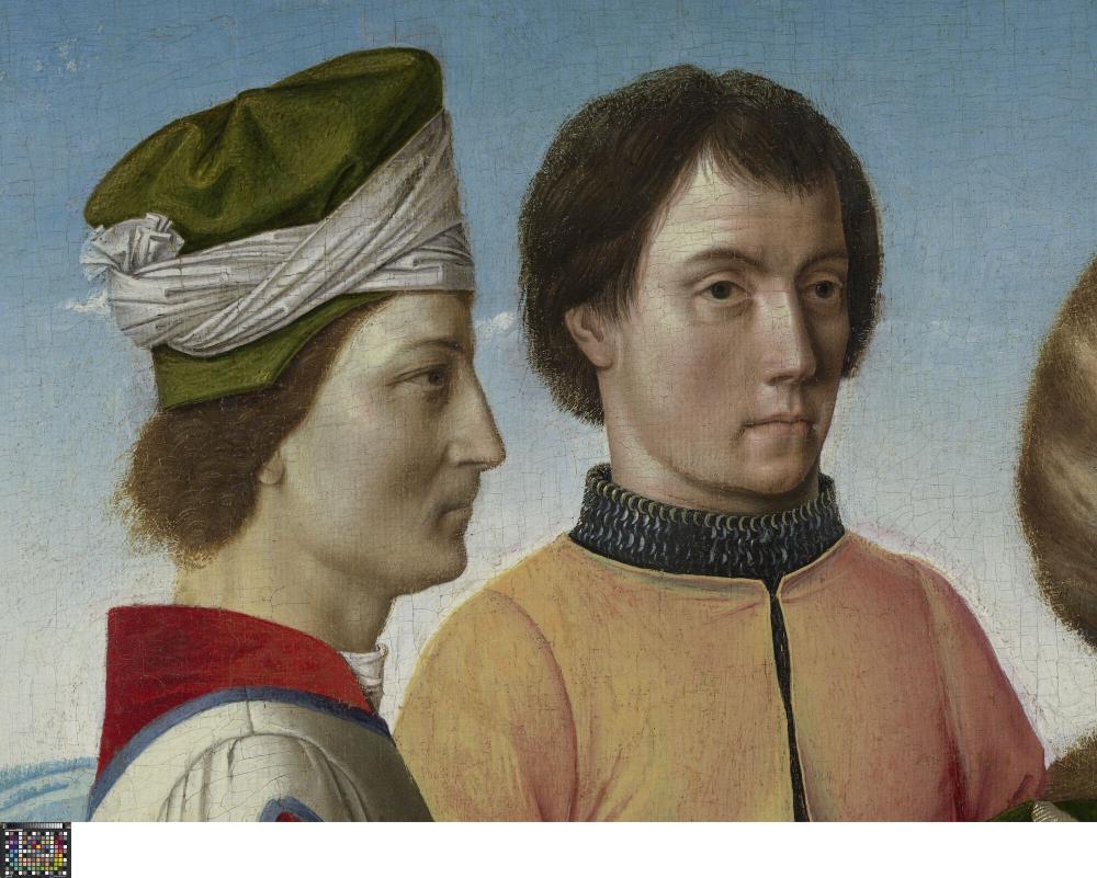 De marteling van de Heilige Erasmus. Detail uit middenpaneel