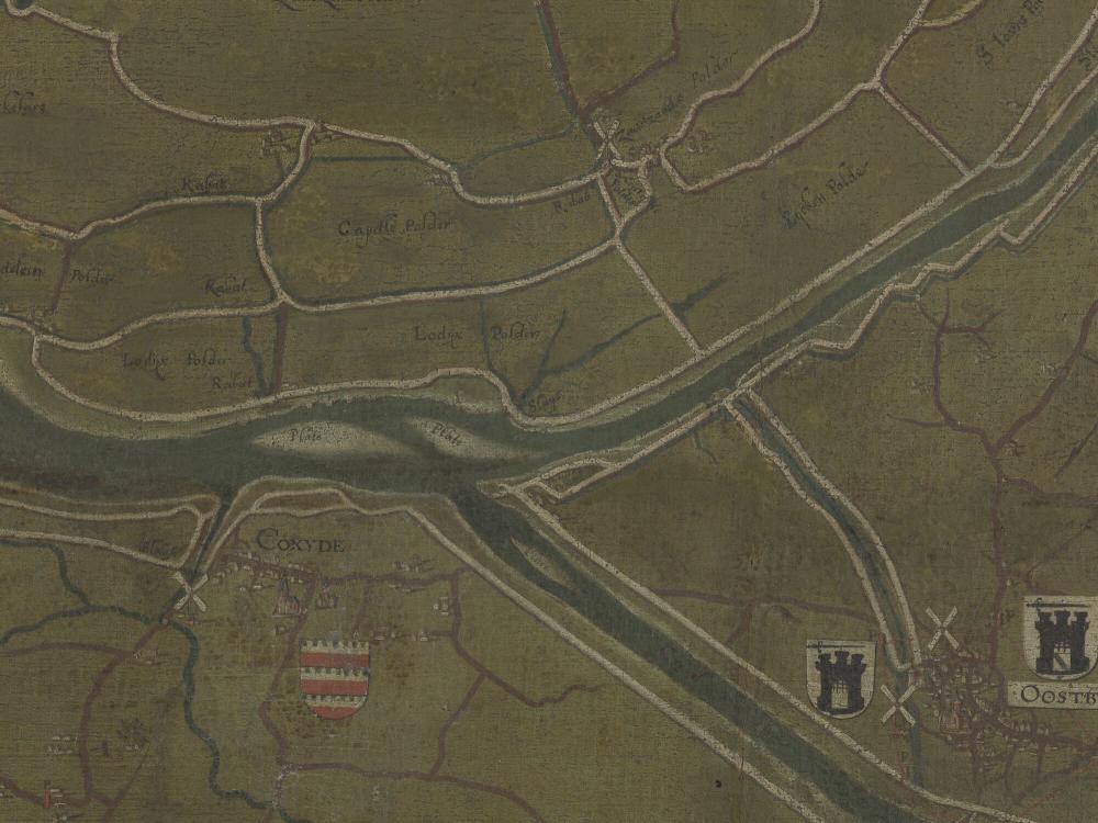 Kaart van het Brugse Vrije