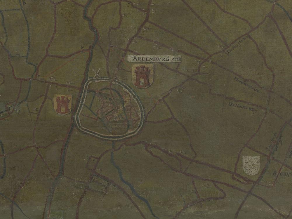 Kaart van het Brugse Vrije