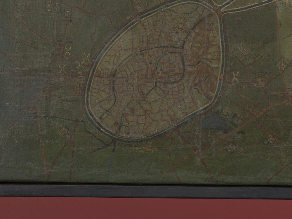 Kaart van het Brugse Vrije