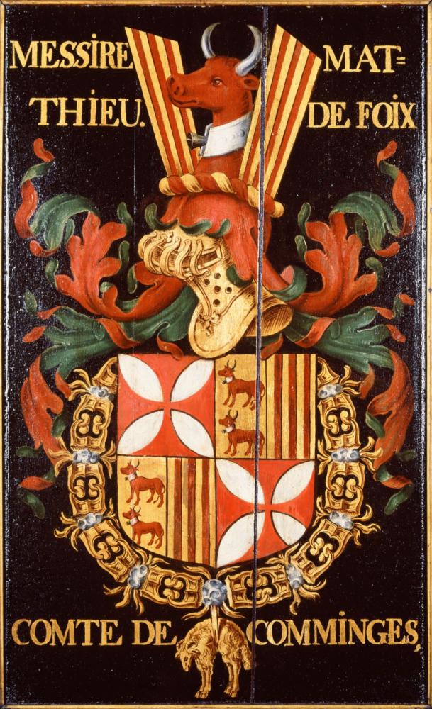 Eenenvijftig blazoenen van de Orde van het Gulden Vlies. Messire Matthieu
