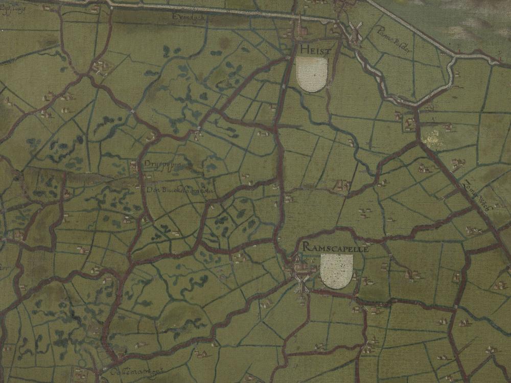 Kaart van het Brugse Vrije