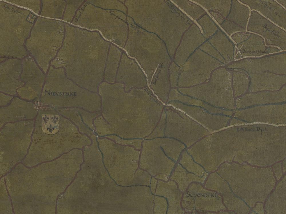 Kaart van het Brugse Vrije