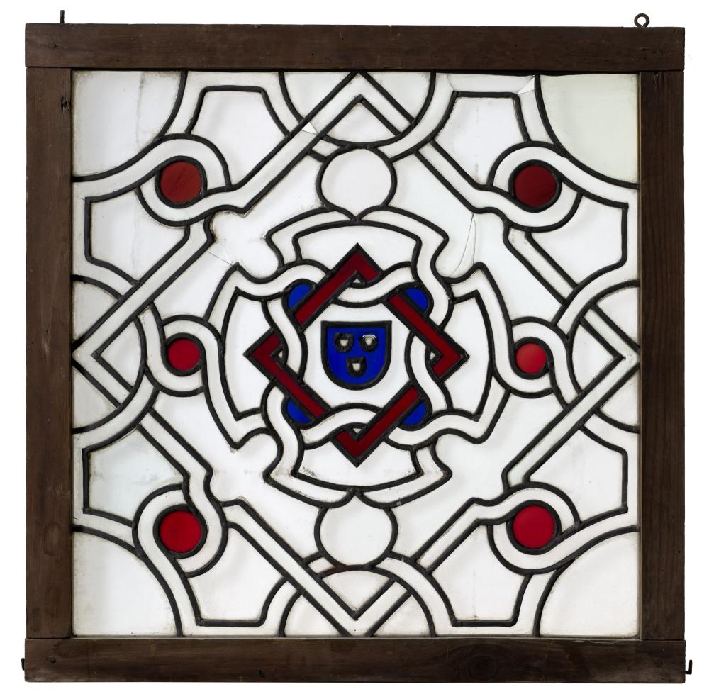 Glasraam met geometrische motieven, meesterproef