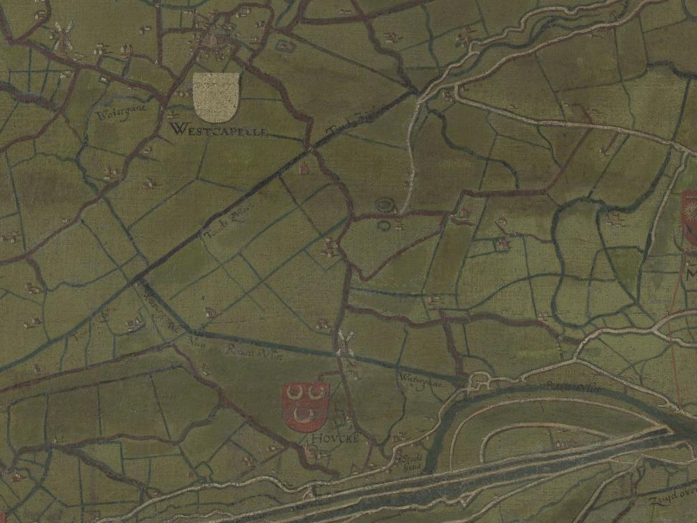 Kaart van het Brugse Vrije