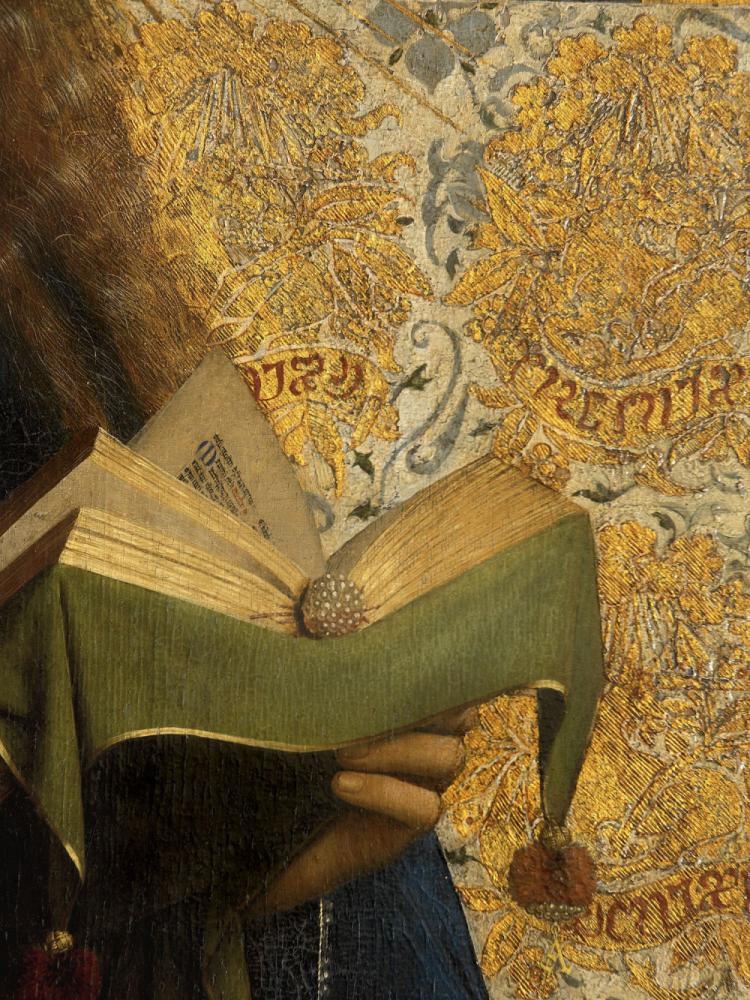 het Lam Gods: detail uit Paneel Maria
