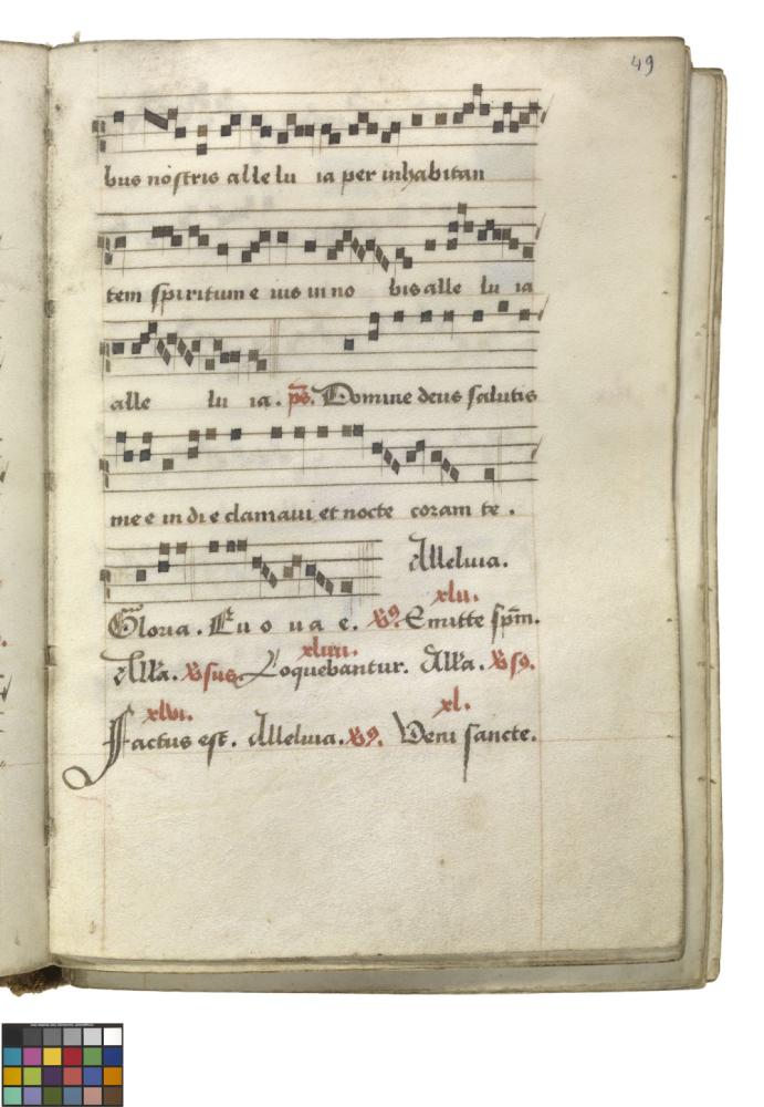 handschrift Antifonarium (Zomerdeel)