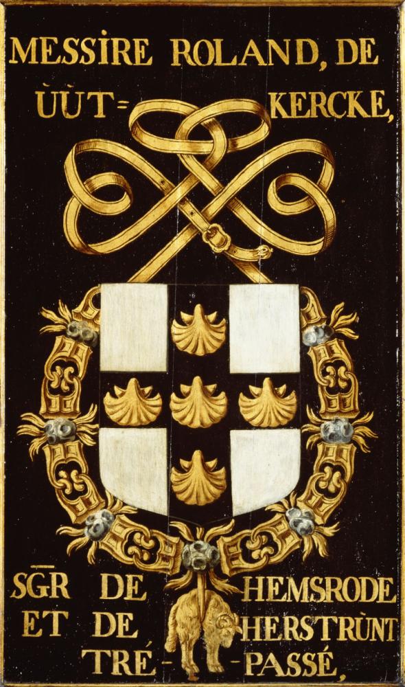Eenenvijftig blazoenen van de Orde van het Gulden Vlies Messire Roland de d'Uutkercke