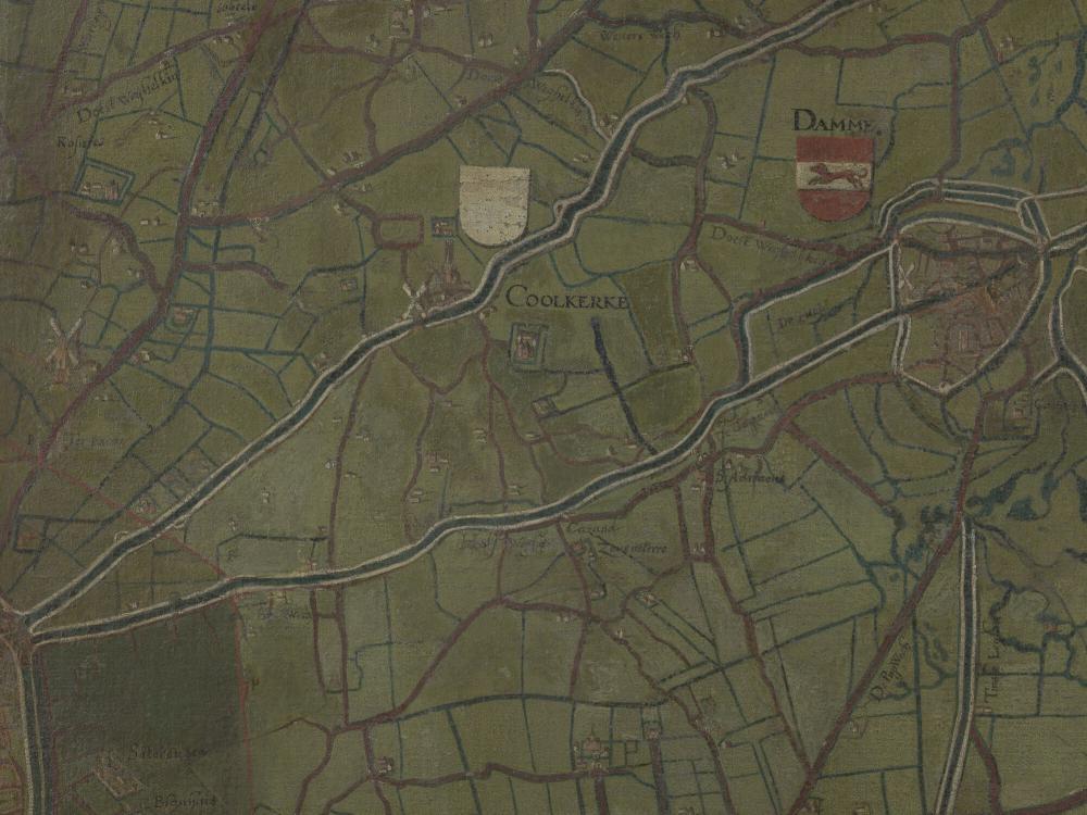 Kaart van het Brugse Vrije