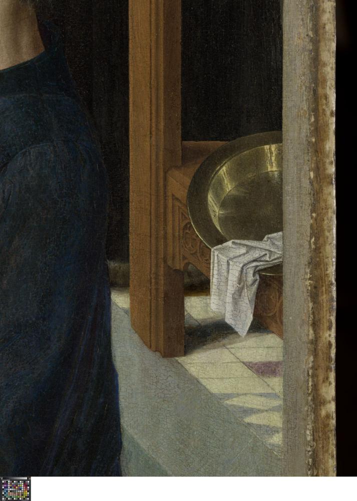 Het Laatste Avondmaal. Detail uit Middenpaneel