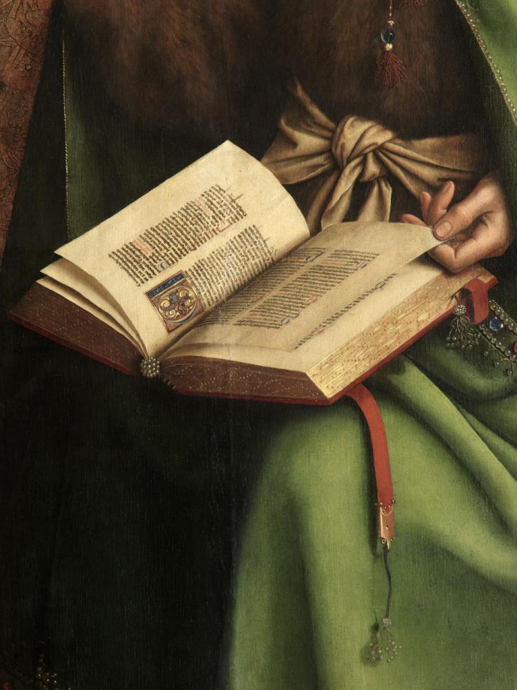 het Lam Gods: detail uit Paneel Johannes de Doper