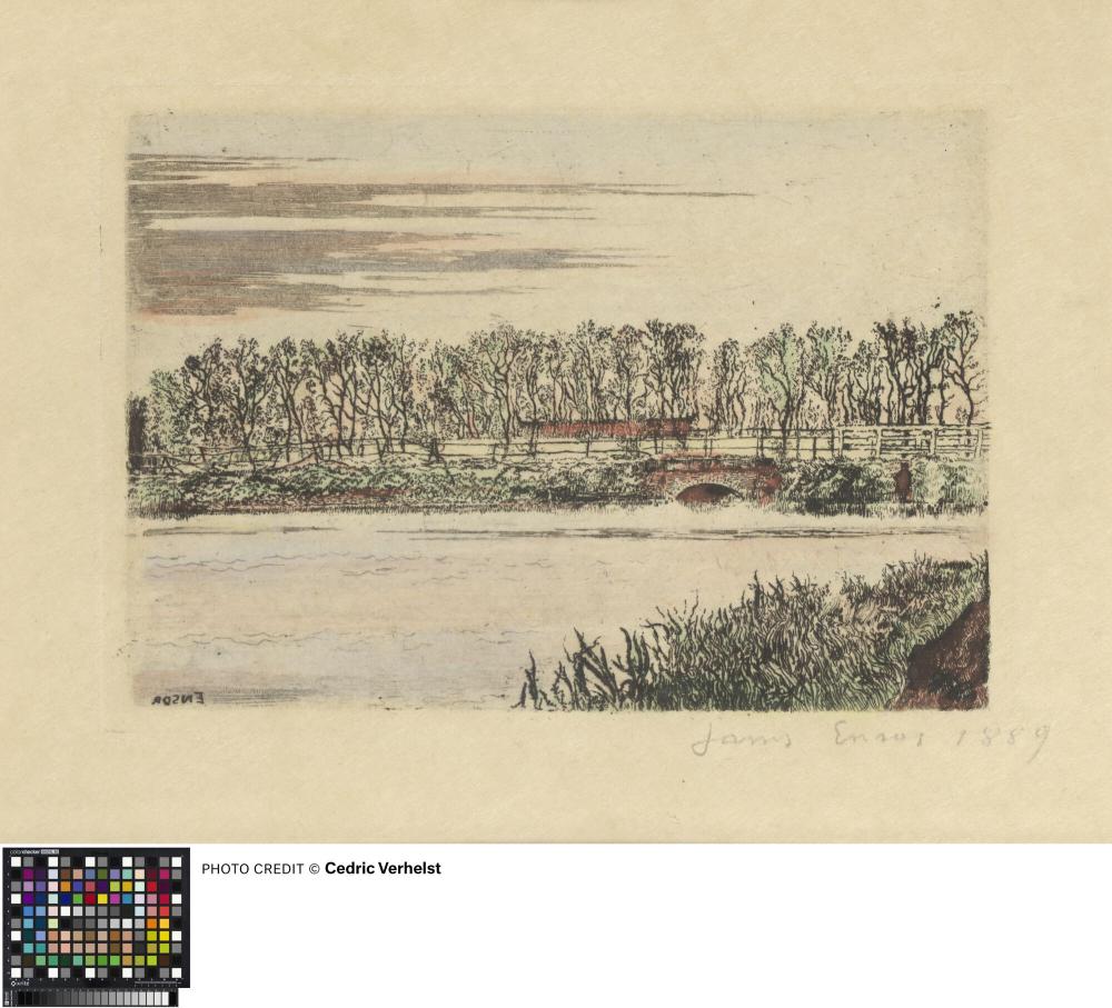 De brug van het bos te Oostende
