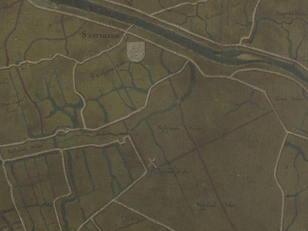Kaart van het Brugse Vrije