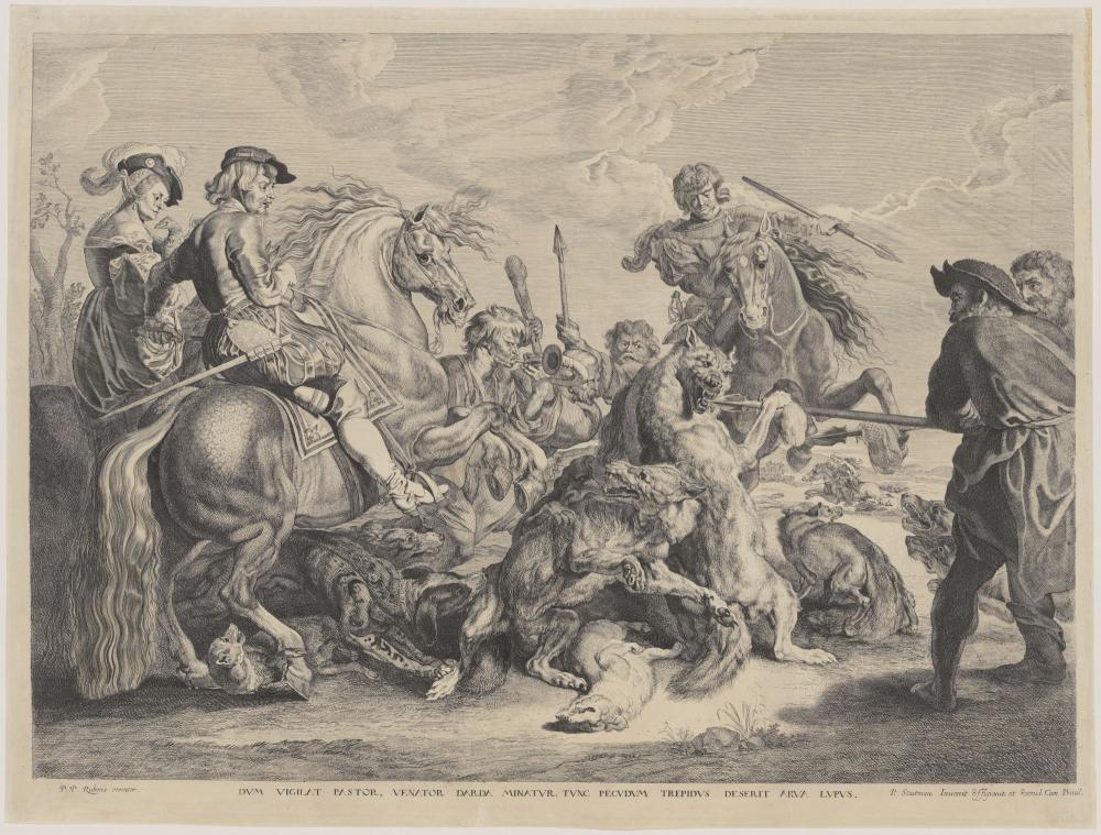 De wolven en vossenjacht