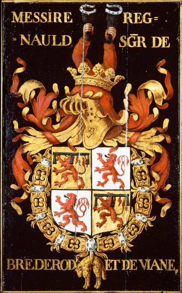 Eenenvijftig blazoenen van de Orde van het Gulden Vlies Messire Regnauld