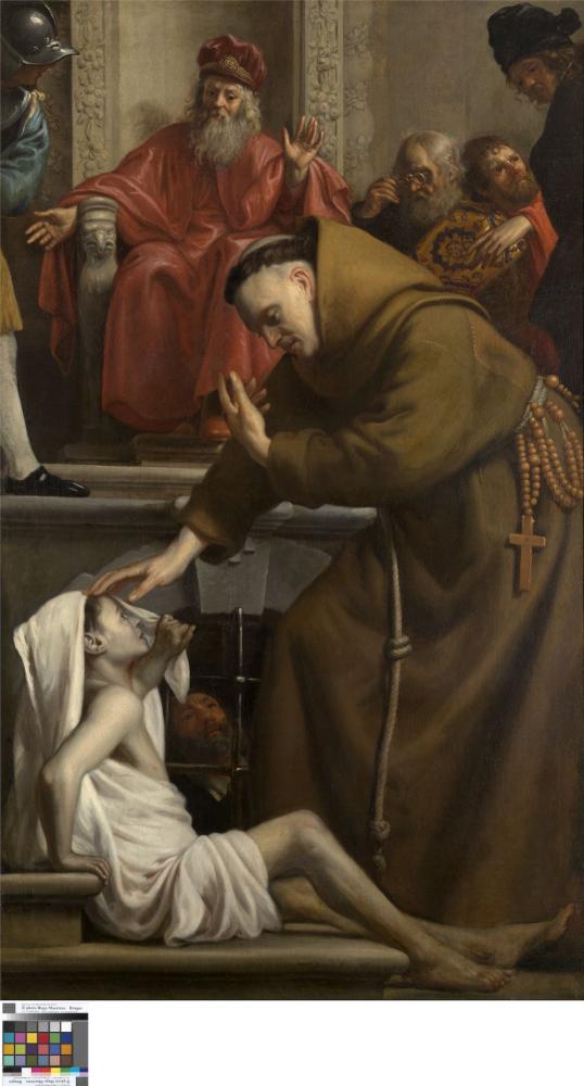 Heilige Antonius wekt een dode terug tot leven