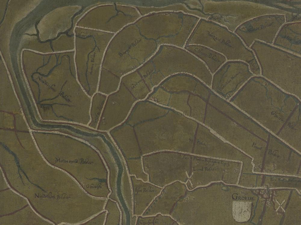 Kaart van het Brugse Vrije