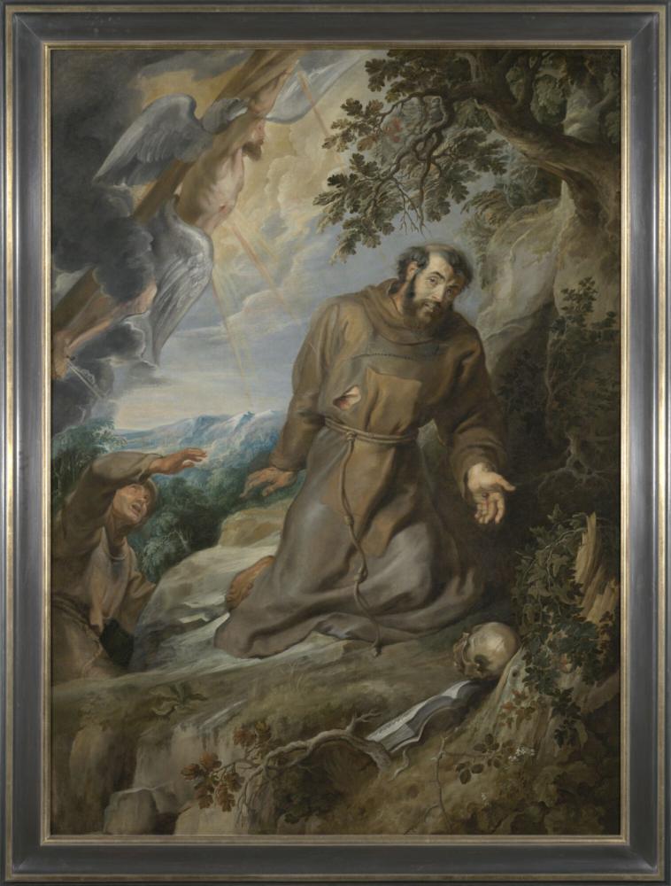 Franciscus van Assisi ontvangt de stigmata